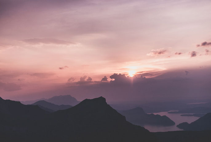 Aussicht Berge Luzern